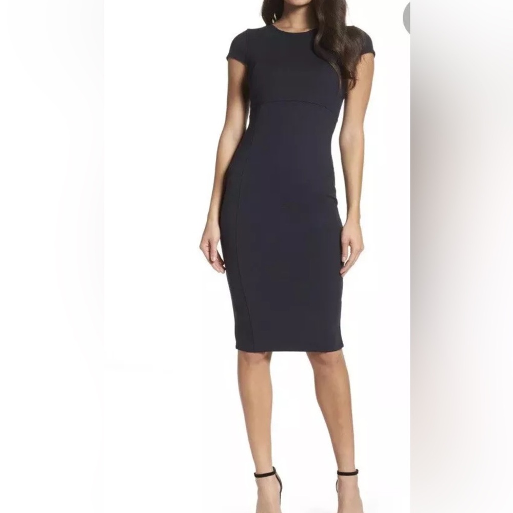 NWT Felicity & Coco Navy Blue Ward Dress size M